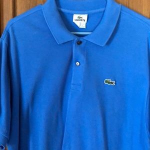 Men’s Lacoste blue polo shirt size 7